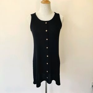 Paper Crane Waffle Knit Tunic Dress